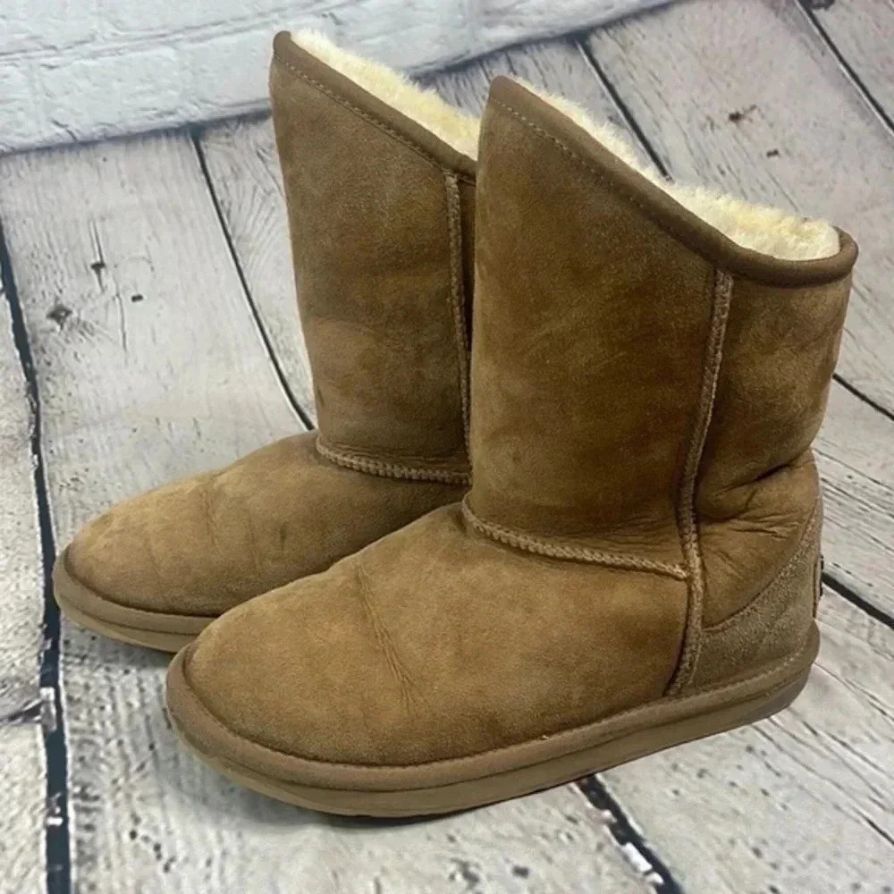 Australia Luxe Collective Cozy Short Chestnut Women’s Boots size 7